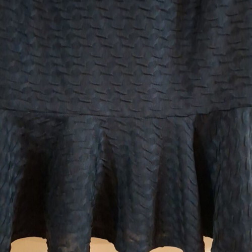 Atmosphere Black Textured Tank Top Size L like new