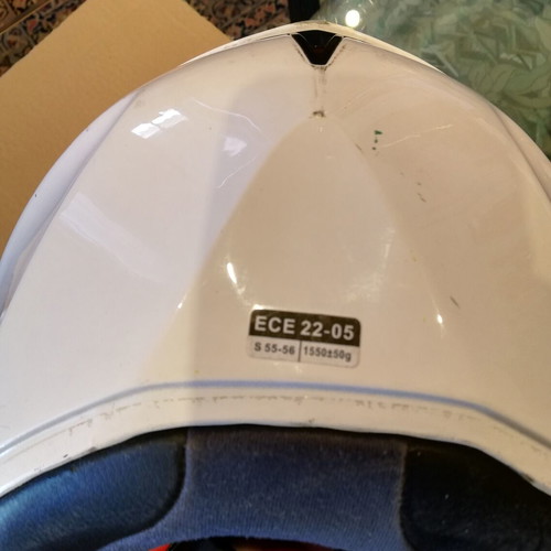 Motorcycle helmet lightly used, size small