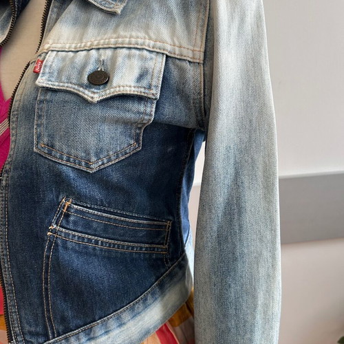 Levi's denim waisted jacket like new, size XS/S, blue