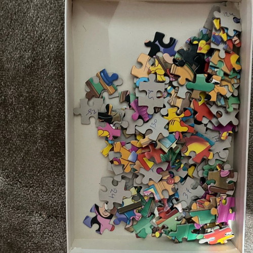 Vintage Disney puzzle used with Mickey Mouse