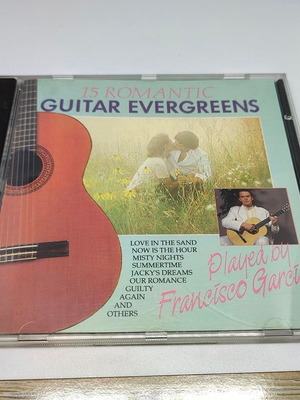 Francisco Garcia 15 Romantic Guitar Evergreens CD like new