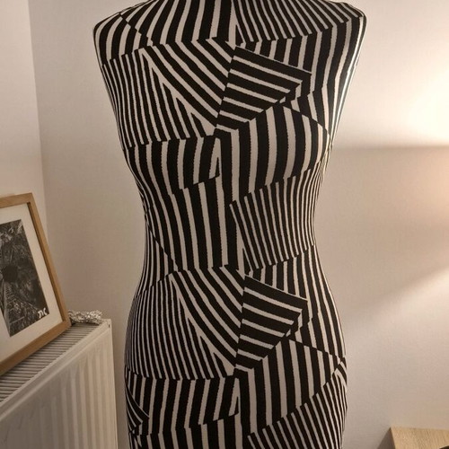 Sewing Bust Used Decorative and Functional with Custom Fabric