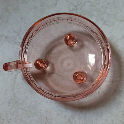 Rosaline glass dessert bowl set of 6 like new, 1930s vintage