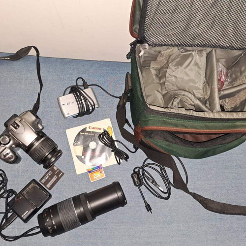 Canon EOS 300D φωτογραφική μηχανή DSLR σαν καινούργιο με φακούς και αξεσουάρ