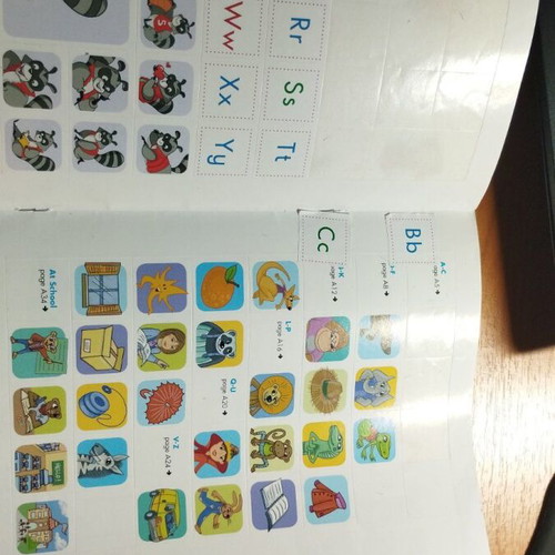 Ricco and Me Picture Dictionary and Starter Booklet used, English