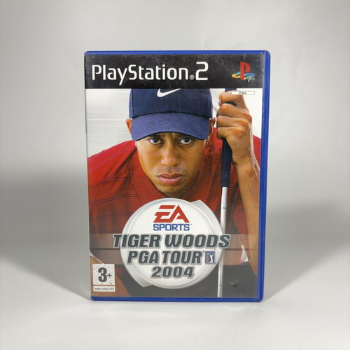 Tiger Woods PGA Tour 2004 PlayStation 2 game used, complete with manual