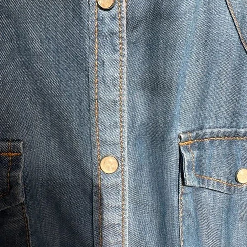 Women’s denim shirt Benetton like new, light blue