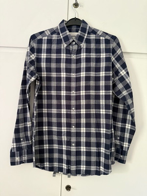 Massimo Dutti Medium shirt like new, white and blue