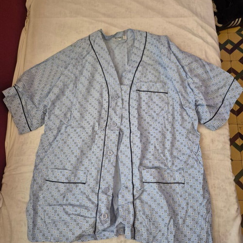 Men's pajama XXL like new, turquoise and black