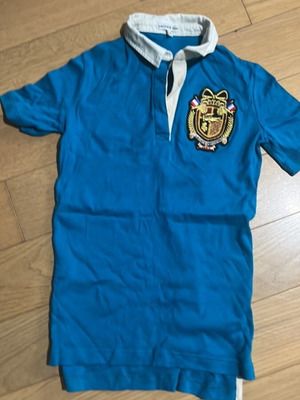 Lacoste Polo-Type Shirt Blue Like New, Short Sleeve