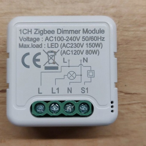 Smart Home Zigbee Dimmer Switch Tuya Smartlife Module Like New