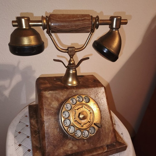 Vintage decorative old telephone