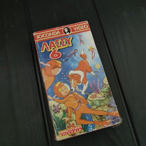 Lassy 6 VHS like new, dubbed animated cartoons