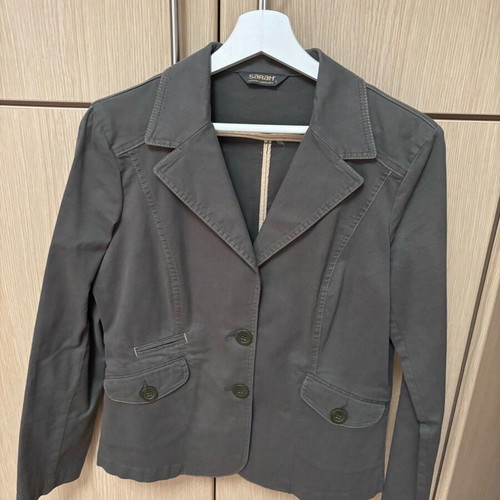 Sarah Lawrence jacket size L khaki color like new