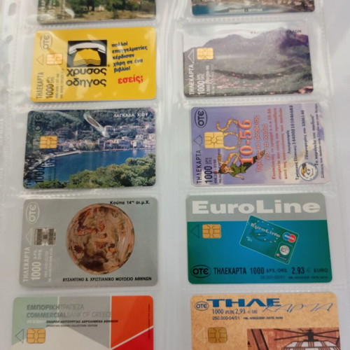 Phone card collection used, 109 vintage 90s-00s, OTE and others