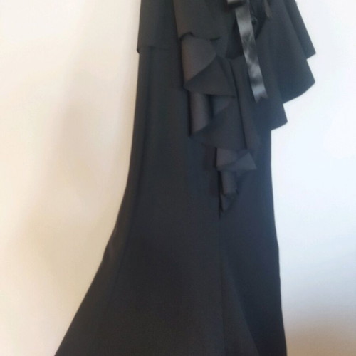 Maxi backless dress like new, black