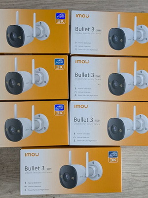 Dahua Imou Bullet 3 5MP new WiFi camera with 24-month warranty