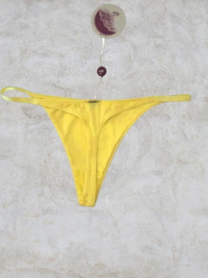 Luna yellow vanilla string thong, Large