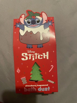Stitch bath dust strawberry scented new