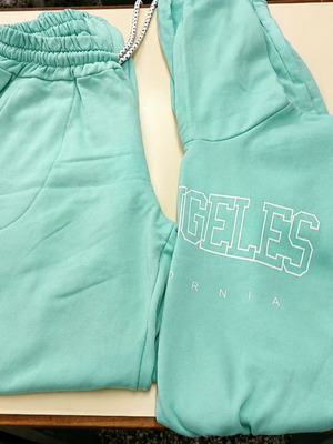 Teen sports set used, turquoise
