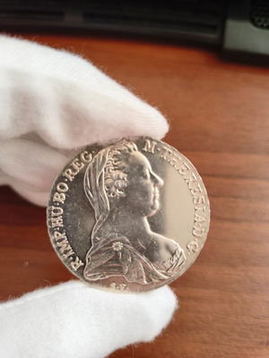 M. Theresia Taler 1780 silver .835 restrike coin like new