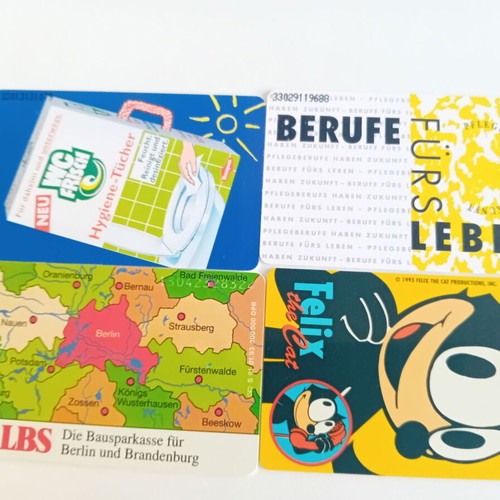 Phone cards Germany pack of 4 like new