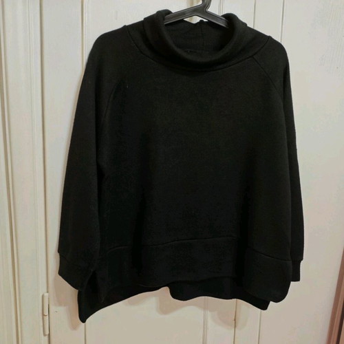 Pullover with high neck used, black, size M