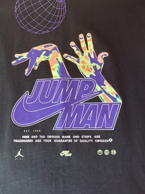 Jordan sweatshirt like new, black, size M