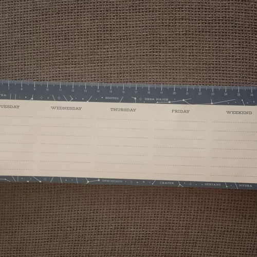 Legami Stars Weekly Office Planner used