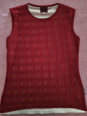 Versace Jeans Couture sleeveless blouse like new, red, size L