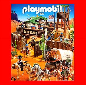 Playmobil Καταλογος παιχνιδιων 2013 Καου μποϊς Φρουριο Ραντσο Greek catalog Cowboys Fort Ranch