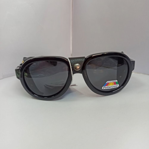 Men's sunglasses new polarized retro steampunk style