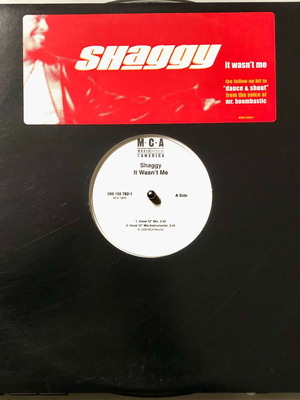 Shaggy It Wasn't Me βινύλιο σαν καινούργιο, pop