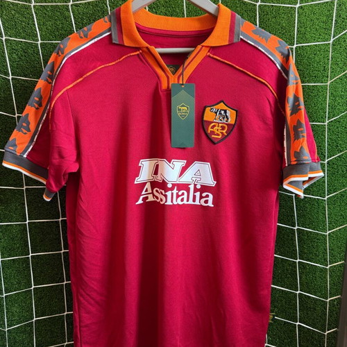 Francesco Totti Signed AS Roma 1998-99 Football Shirt with COA