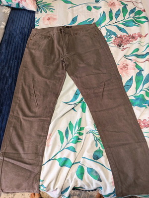 Men's Chino Pants brown like new size 34