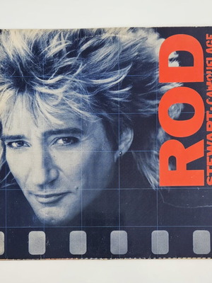 Rod Stewart Camouflage vinyl LP used, 1984 Greek pressing