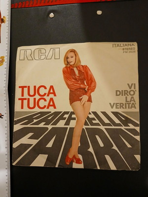 Плоча 45 оборота Raffaella Carra употребявана, поп, 1971