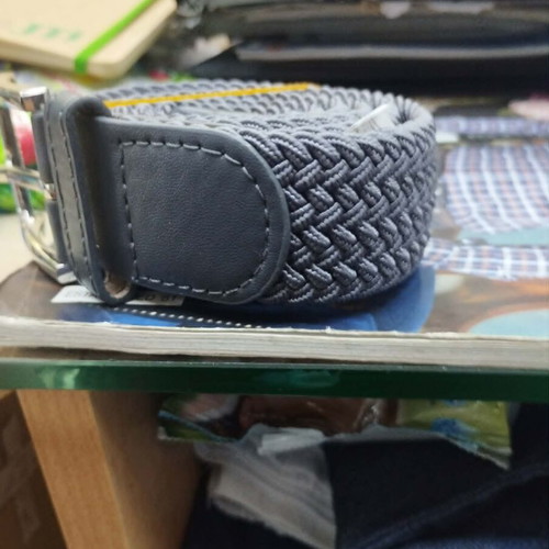 Men's Anthracite Straw Belt zsp-37 new, adjustable size