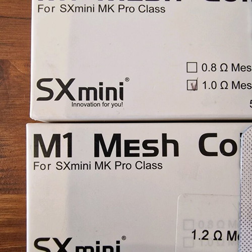Vape Sx Mini Mk Pro Coils New Bundle 6pcs 1.0ohms 4pcs 1.2ohms