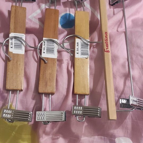 Hangers with clips used, set of 9 pieces