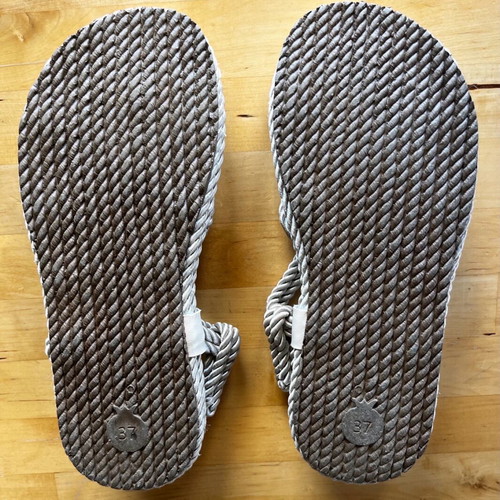 Beige sandals used No37 (true to No36)