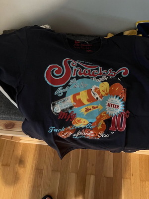 Blue T Shirt Vintage culture used, size M
