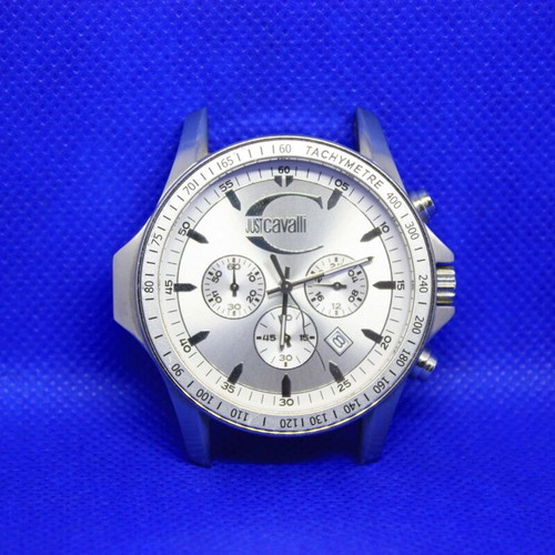 Just Cavalli wristwatch used, stainless steel, water resistant 5 ATM