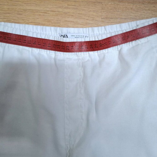 White men's linen shorts Zara XL like new