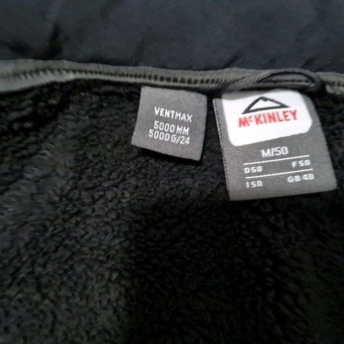 Mc Kinley men's jacket used, size M, black