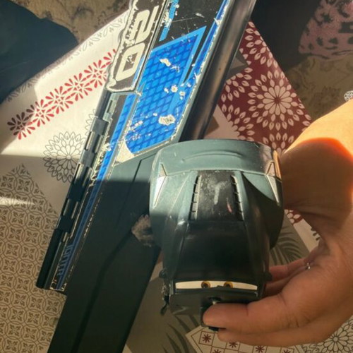 Toy refurbished with visible wear