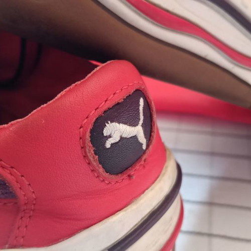Puma California shoes used, size 40, red sneakers