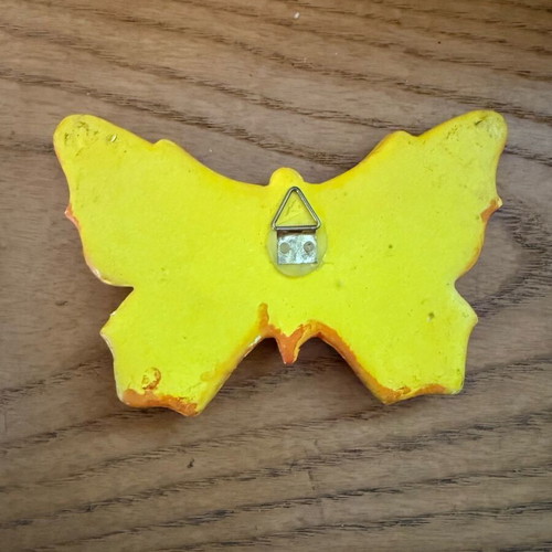 Handmade decorative butterfly like new, multicolored