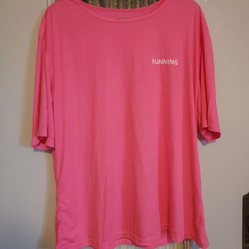 Shein pink athletic T-shirt like new, size XXXL