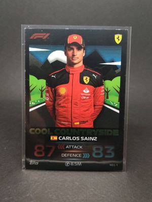 Κάρτα Carlos Sainz Cool Countryside Topps Turbo Match Attax 2023 σαν καινούργια
